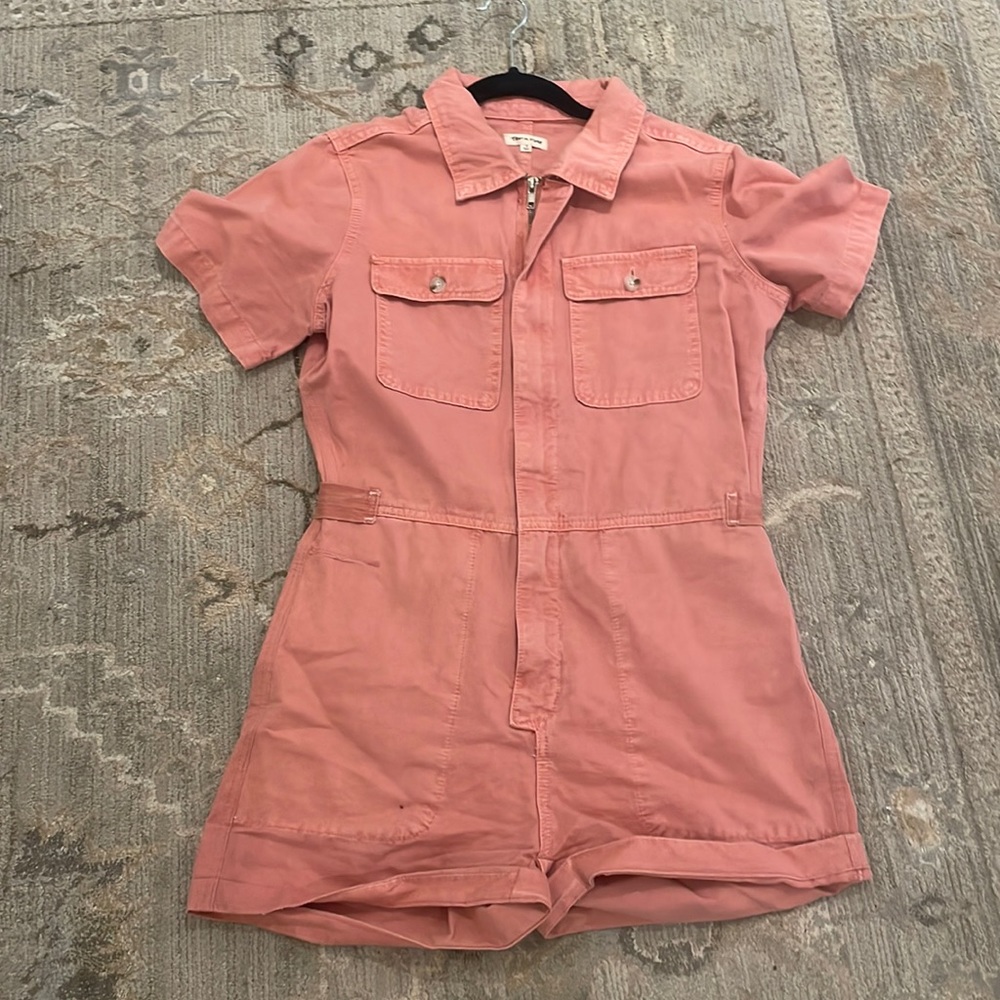 Cute pink romper/jumpsuit